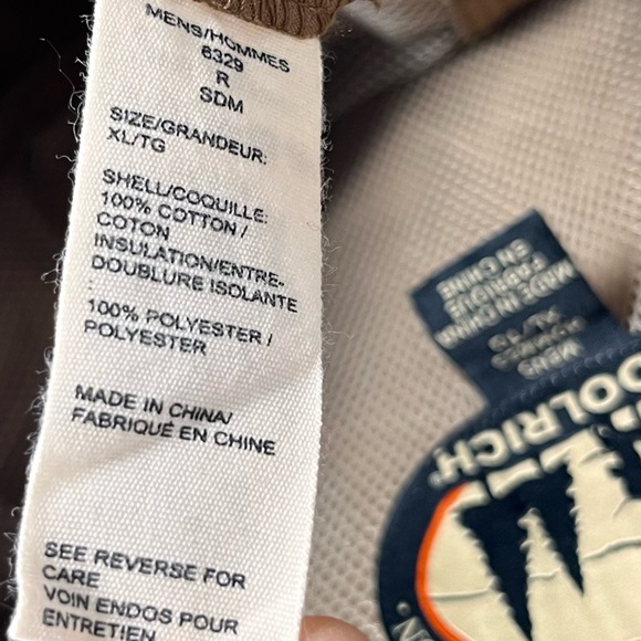 Woolrich Sportsmen Shooting Shirt Mens XL Insulated Pads Hunting Khaki Brush Top - Picture 10 of 16